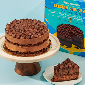 Belgian Chocolate Ice Cream Cake (1 Litre)